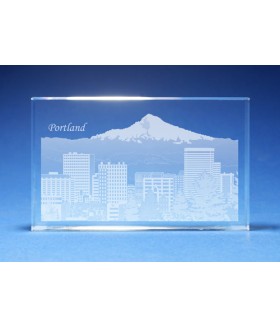 Portland Skyline Paperweight
