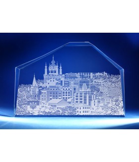 Kiev, Ukraine Skyline on Royal Crescent -  Hand-Engraved