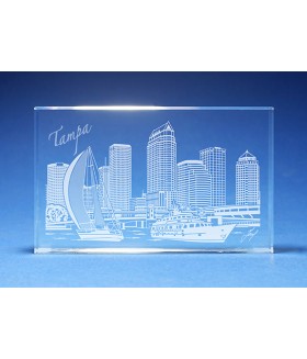 Tampa Skyline Paperweight