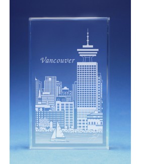Vancouver Skyline Paperweight