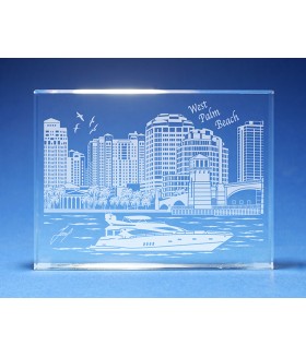 West Palm Beach Paperweight - Small