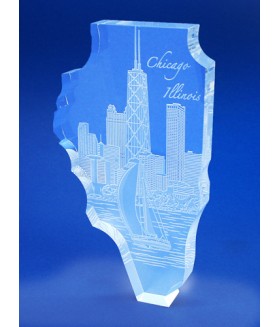 Chicago Illinois Paperweight