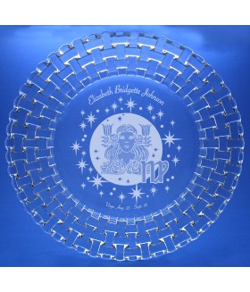Zodiac Virgo Plate