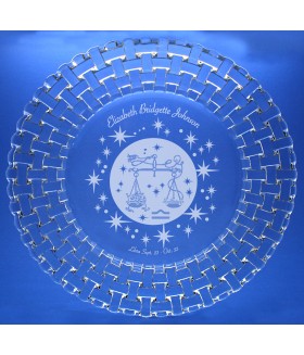 Zodiac Libra Plate