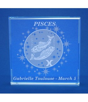 Zodiac Pisces Paperweight