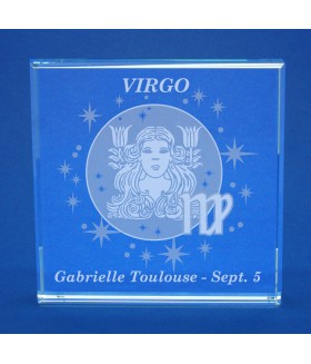 Zodiac Virgo Paperweight