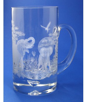 Wildlife Elephant Scene