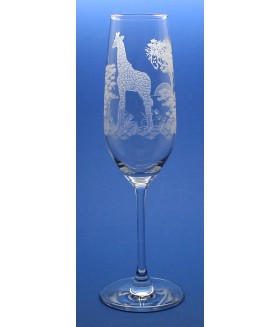 Wildlife Giraffe Scene