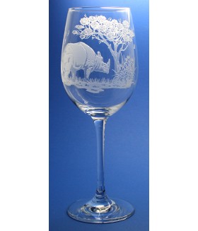 Wildlife Rhino Scene