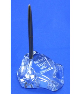 Bankers Pen Holder Rock