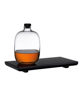 Malt Whisky Bottle w/ Wooden Tray