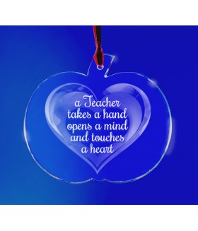 Apple Suncatcher - a Teacher