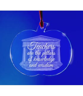 Apple Suncatcher - Pillars of Knowledge