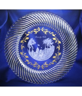 Beverly Hills Crystal Plate