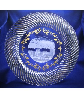 Colorado Springs Crystal Plate