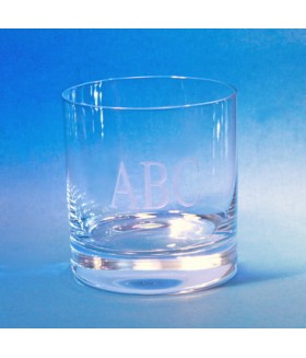 Monogrammed Iceberg DOF Glass - Set of 4