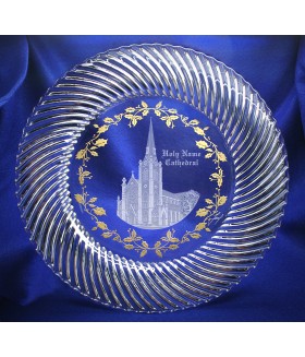 Holy Name Cathedral, Chicago Crystal Plate