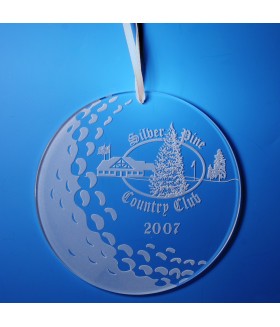 Suncatcher Ornament Golf