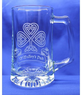 Beer Mug Medium w/ Personalized Celtic Design