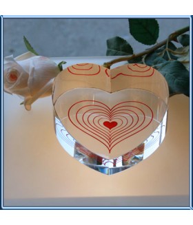 Bull's Eye Heart -Large