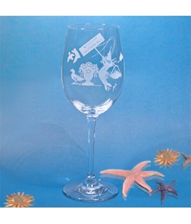 Mississippi Shrimp Wine Glass