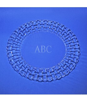 Bossnova Basket Weave Salad Plate Bossnova Basket Weave Salad Plate