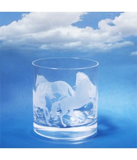 Double Old Fashion Iceberg Glass