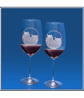 Wise Owl Red Wine Glasses