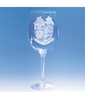 Family Crest Red Wine Glass  Set of 4