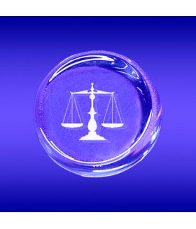 Scale of Justice-Slanted Paperweight