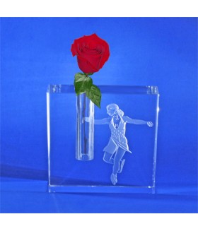 Ice Skating Bud Vase Ice Skating Bud Vase