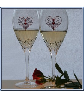 Bull's Eye Wine Glasses